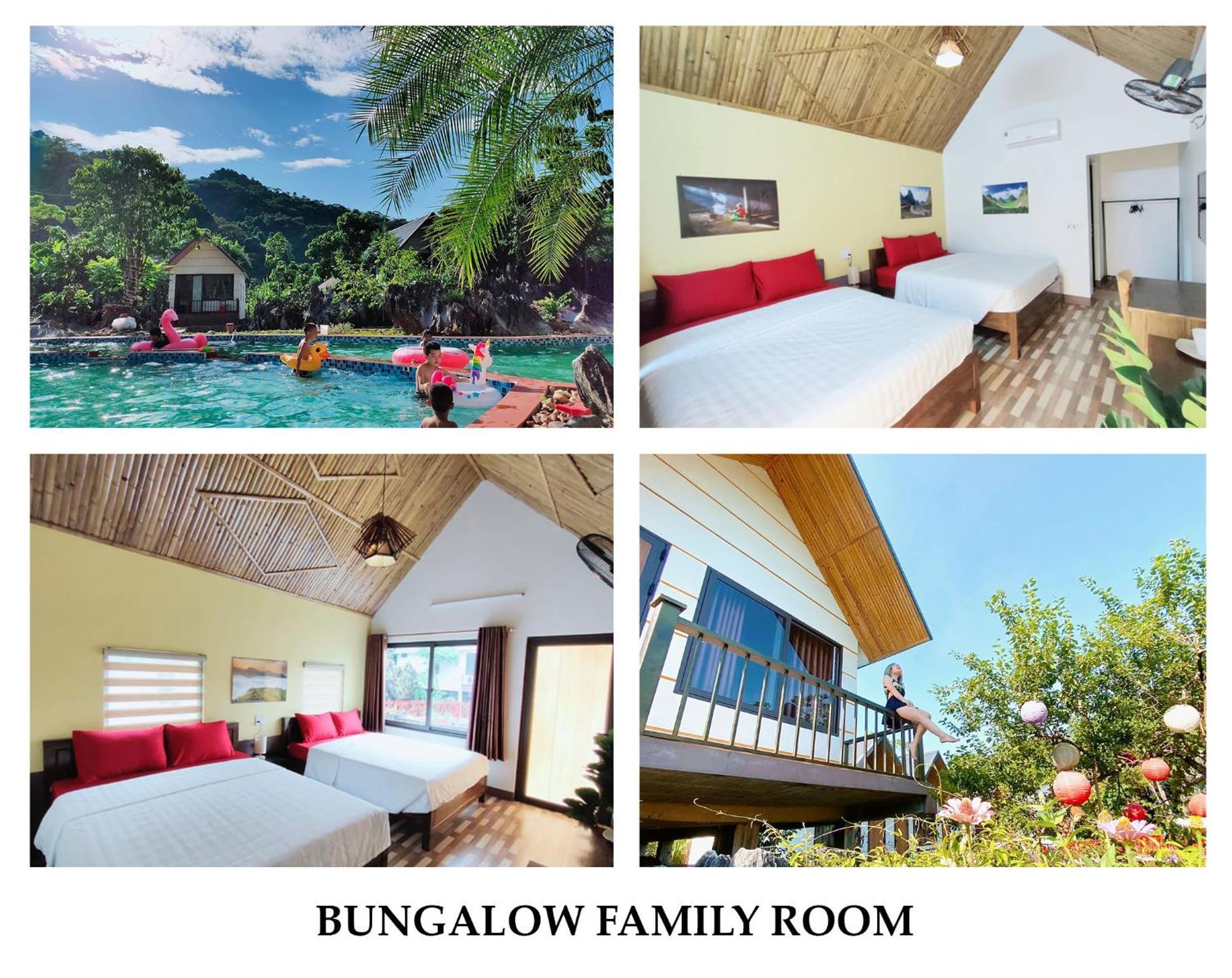 Wings Ha Giang Loop Bungalow エクステリア 写真
